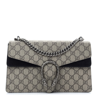 Gucci GG Supreme Monogram Small Dionysus Shoulder Bag Black 1 of 10