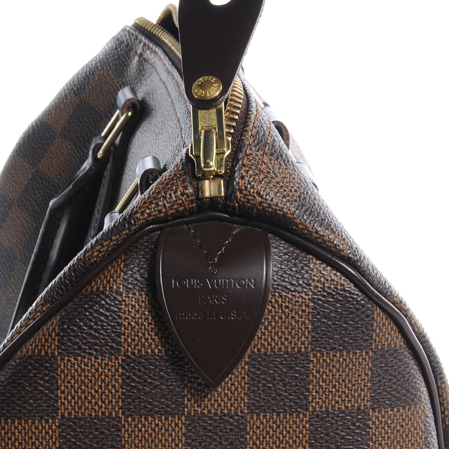 Louis Vuitton Damier Ebene Speedy 25 6 of 8