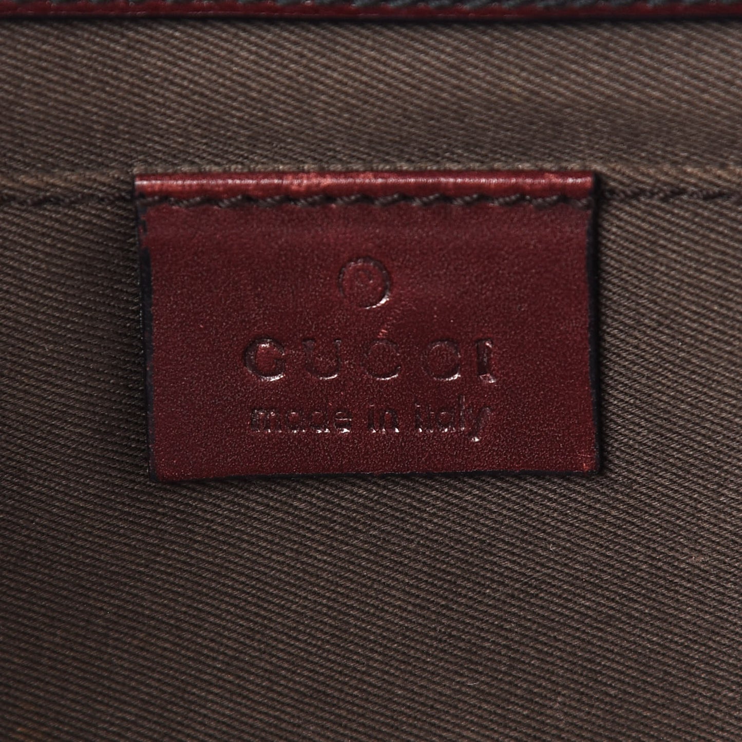Monogram Studded Horsebit Clutch Bordeaux