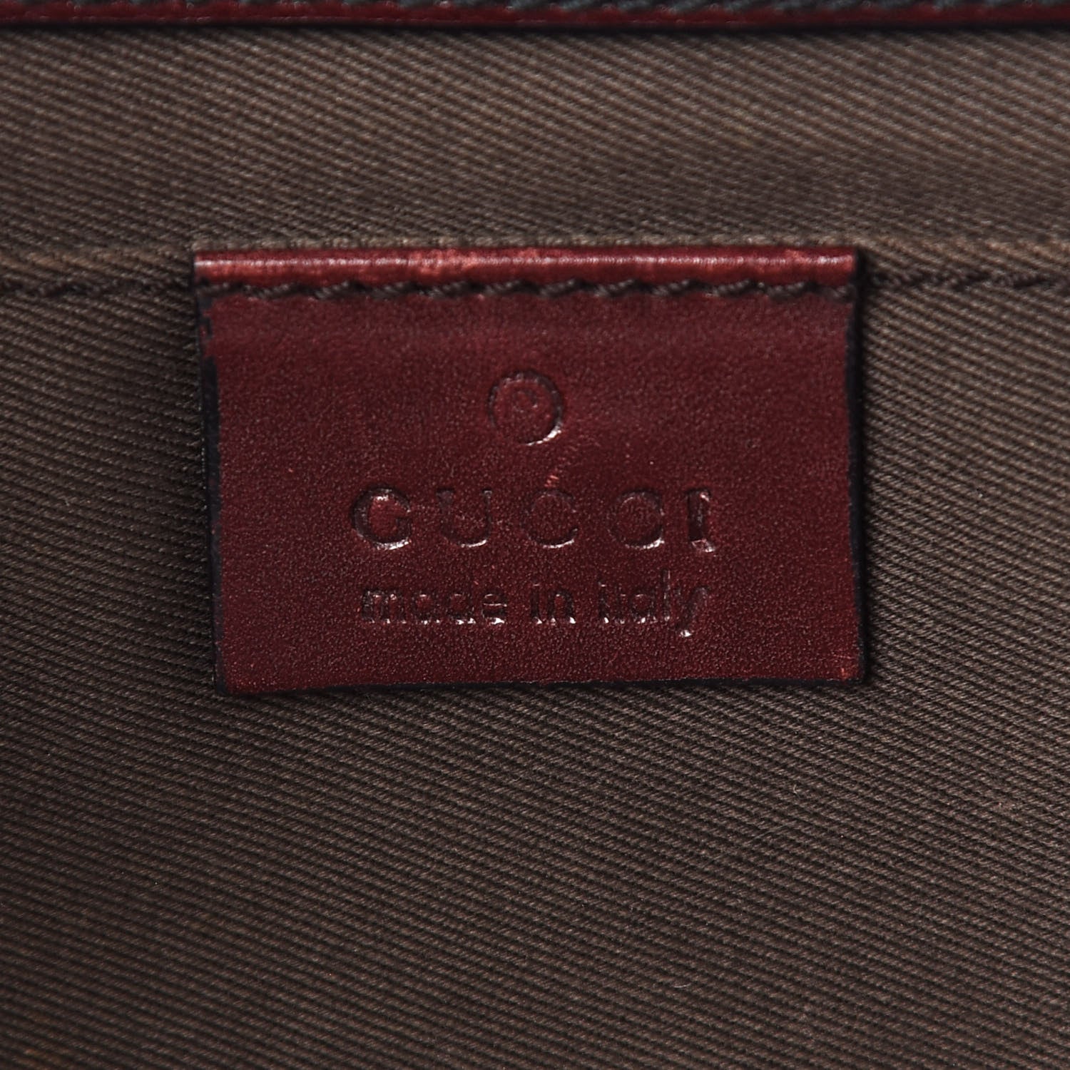 Gucci Monogram Studded Horsebit Clutch Bordeaux 6 of 12