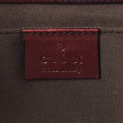 Gucci Monogram Studded Horsebit Clutch Bordeaux 6 of 12