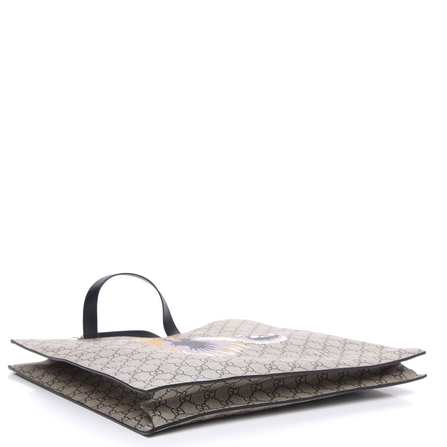 Gucci GG Supreme Monogram L'Aveugle Par Amour Print Vertical Tote Black 5 of 11