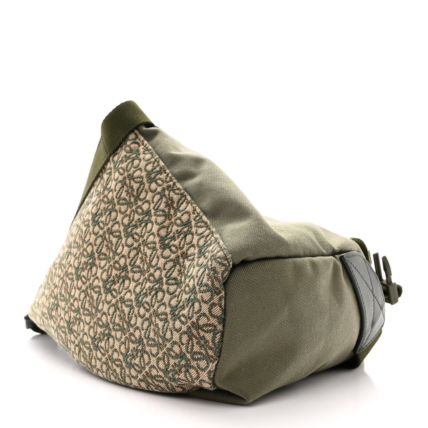 Jacquard Anagram Calfskin Anton Sling Avocado Green