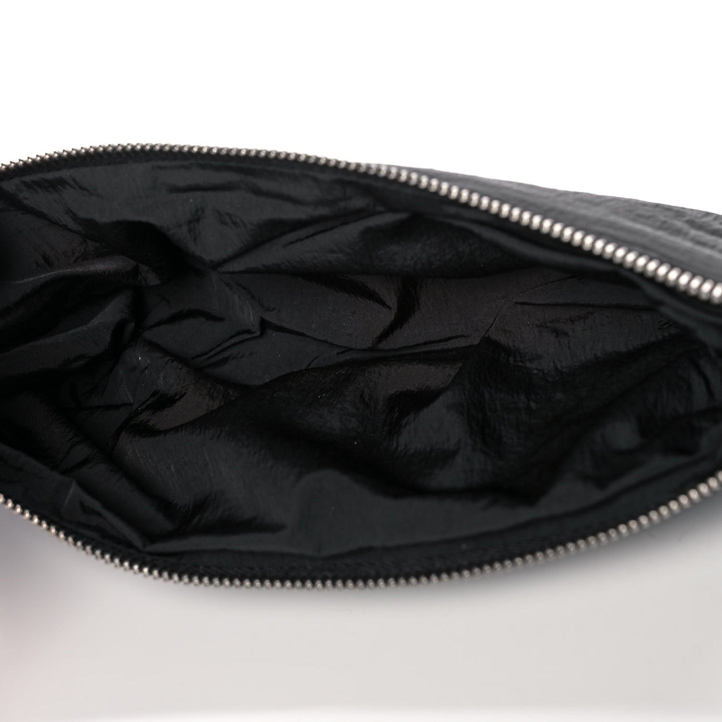 Nylon Intrecciato Padded Tech Cassette Bag Black