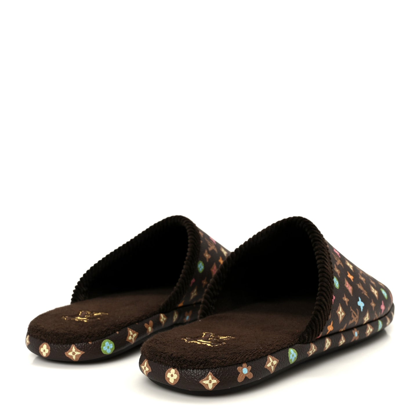 X TYLER THE CREATOR Monogram Craggy LV Palace Mens Slippers  9 Mocha