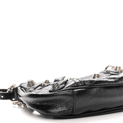Balenciaga Agneau Arena Le Cagole Mini Purse With Chain Black 8 of 9