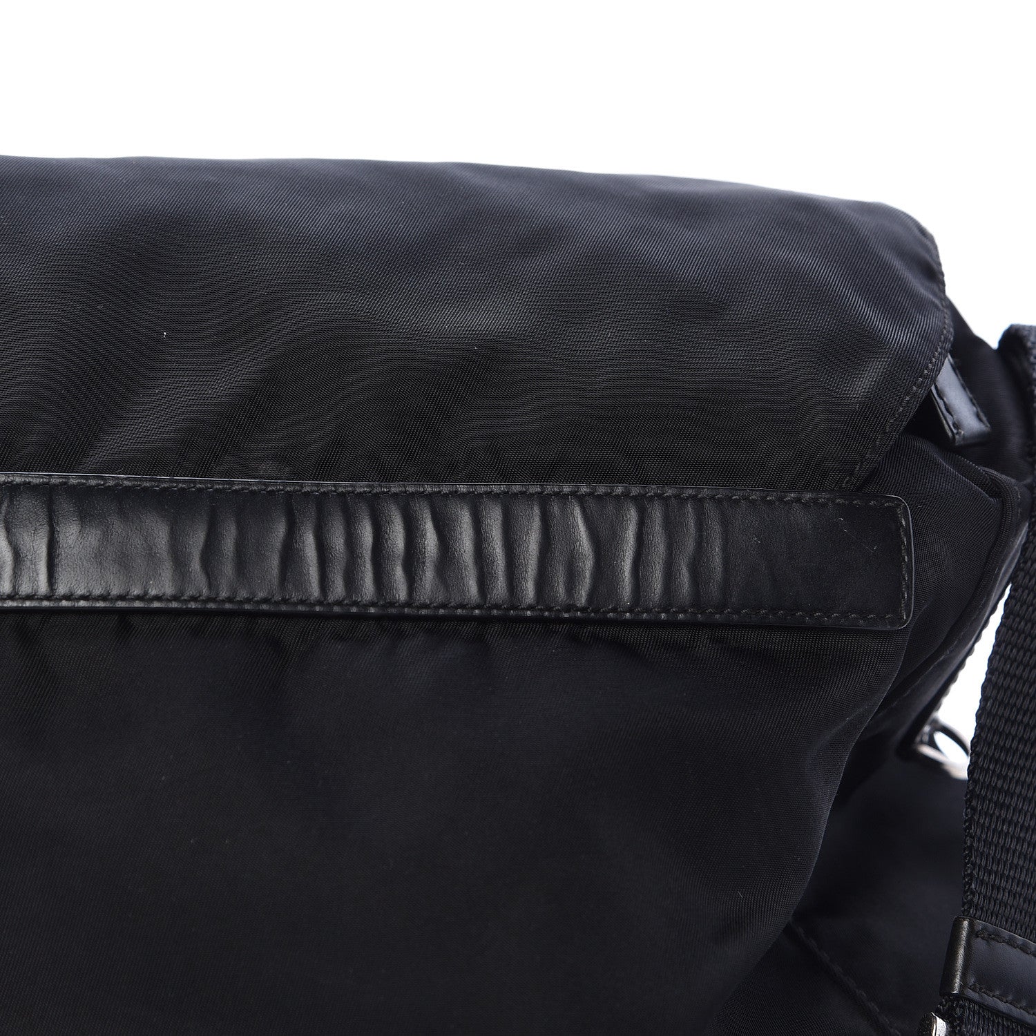 Prada Nylon Vela Messenger Bag Black 16 of 21