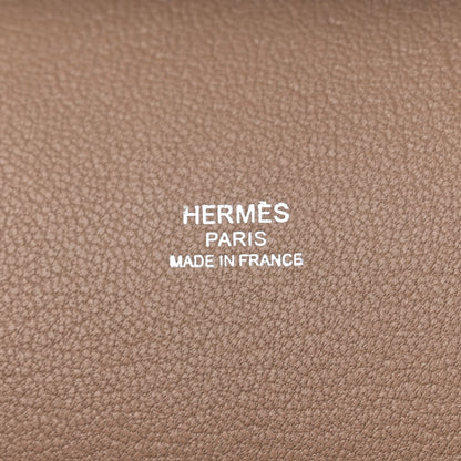Hermes Taurillon Clemence Jypsiere 28 Etoupe 6 of 13
