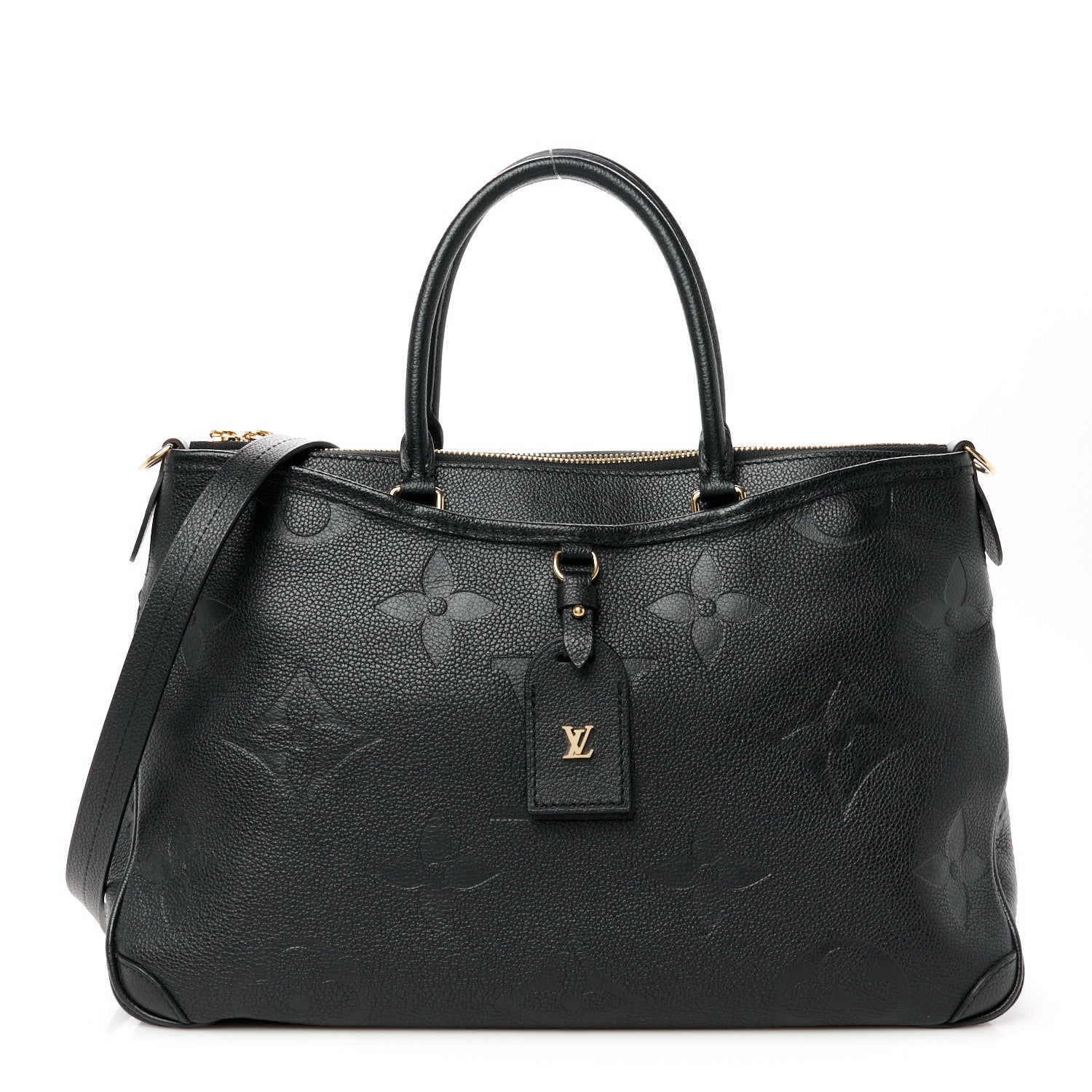 Louis Vuitton Empreinte Monogram Giant Trianon MM Black 1 of 12