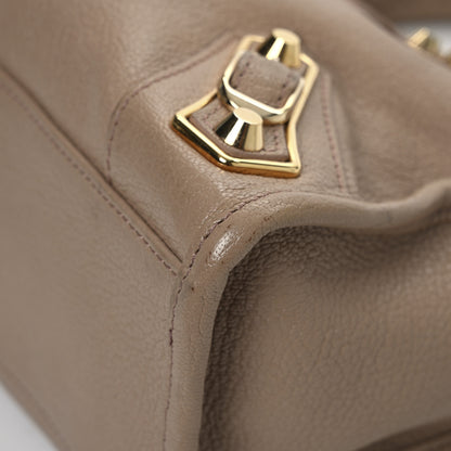 Balenciaga Chevre Gold Metallic Edge Hardware S City Rose Des Sables 15 of 15