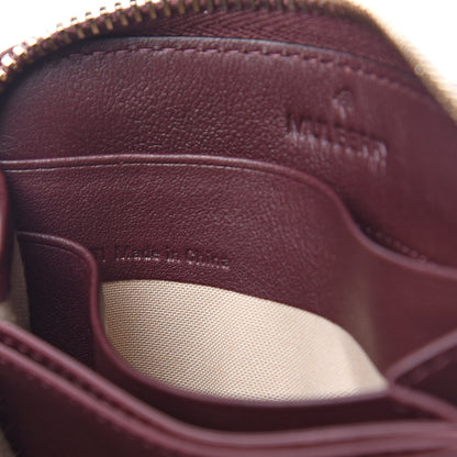 Mulberry Silky Calf Cara Delevigne Zip Around Small Wallet Oxblood 7 of 9