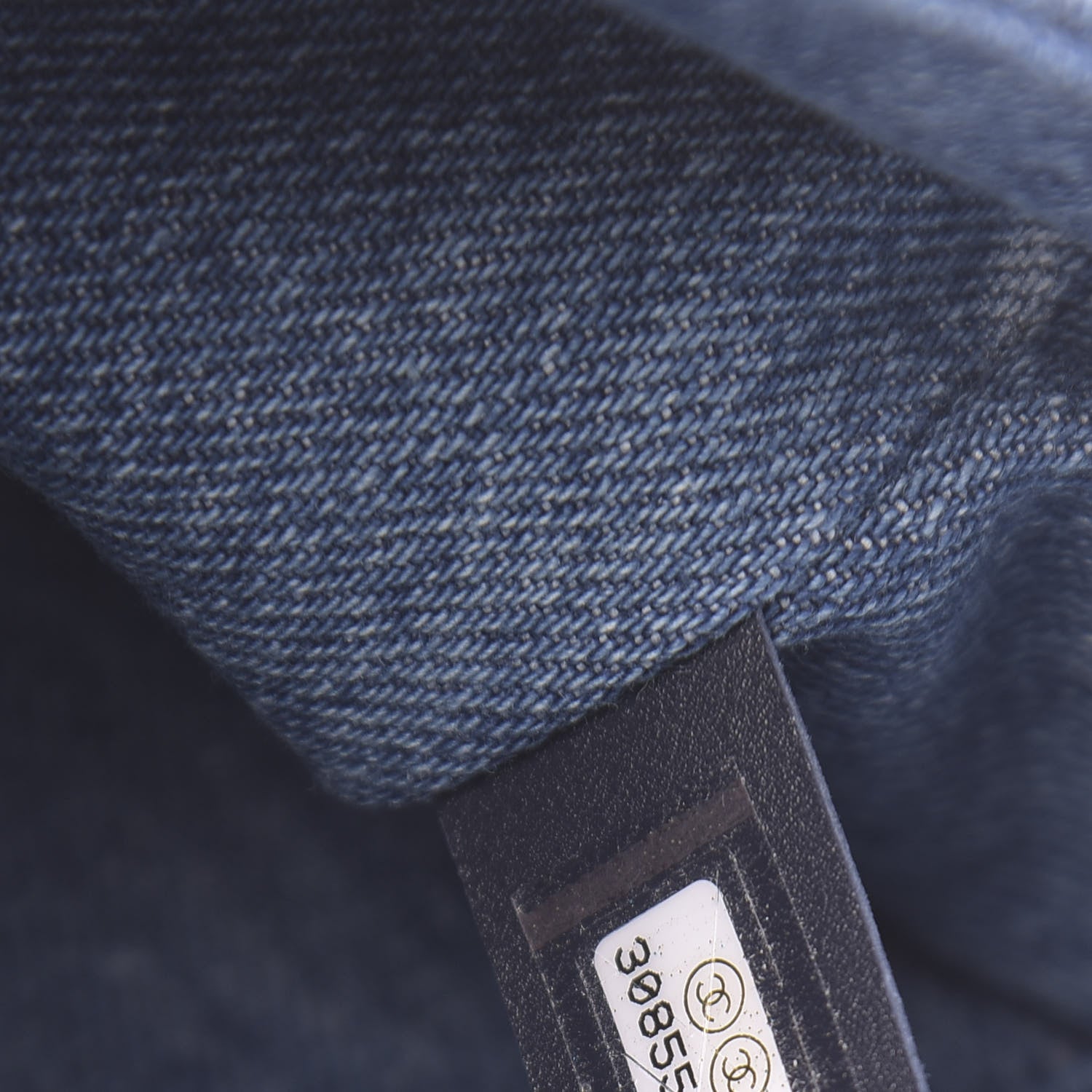 Chanel Denim CC Quilted Mini Square Flap Blue 7 of 11