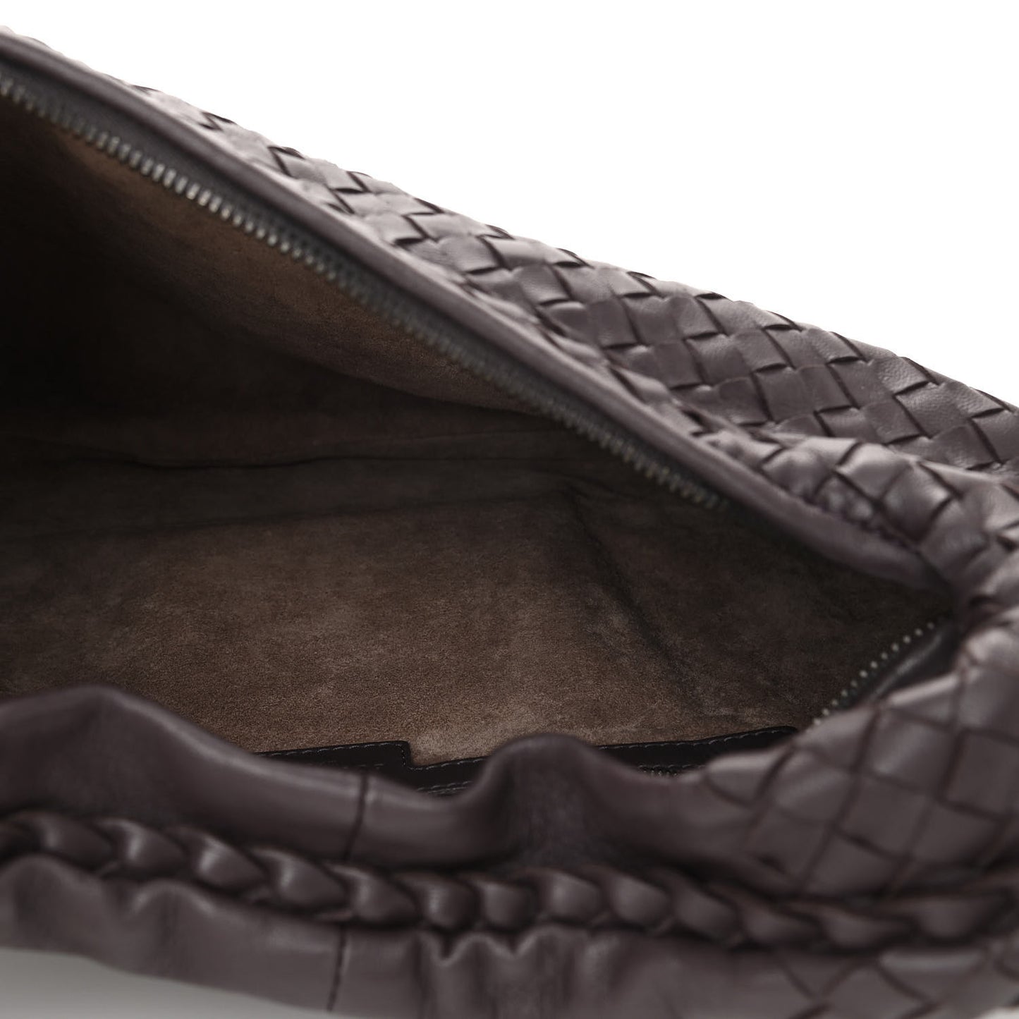 Nappa Intrecciato Medium Veneta Hobo Ebano