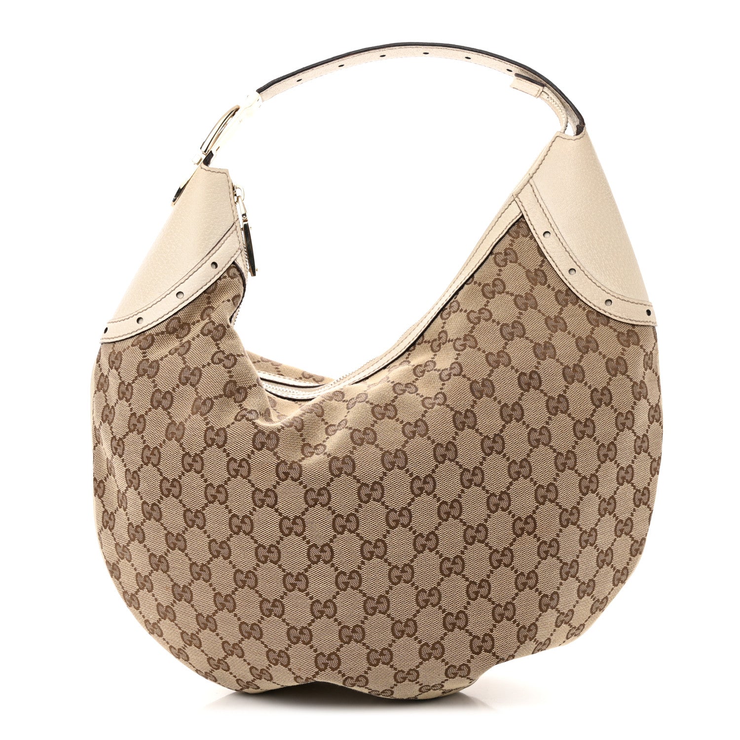 Gucci Monogram Glam Hobo Off White 1 of 12