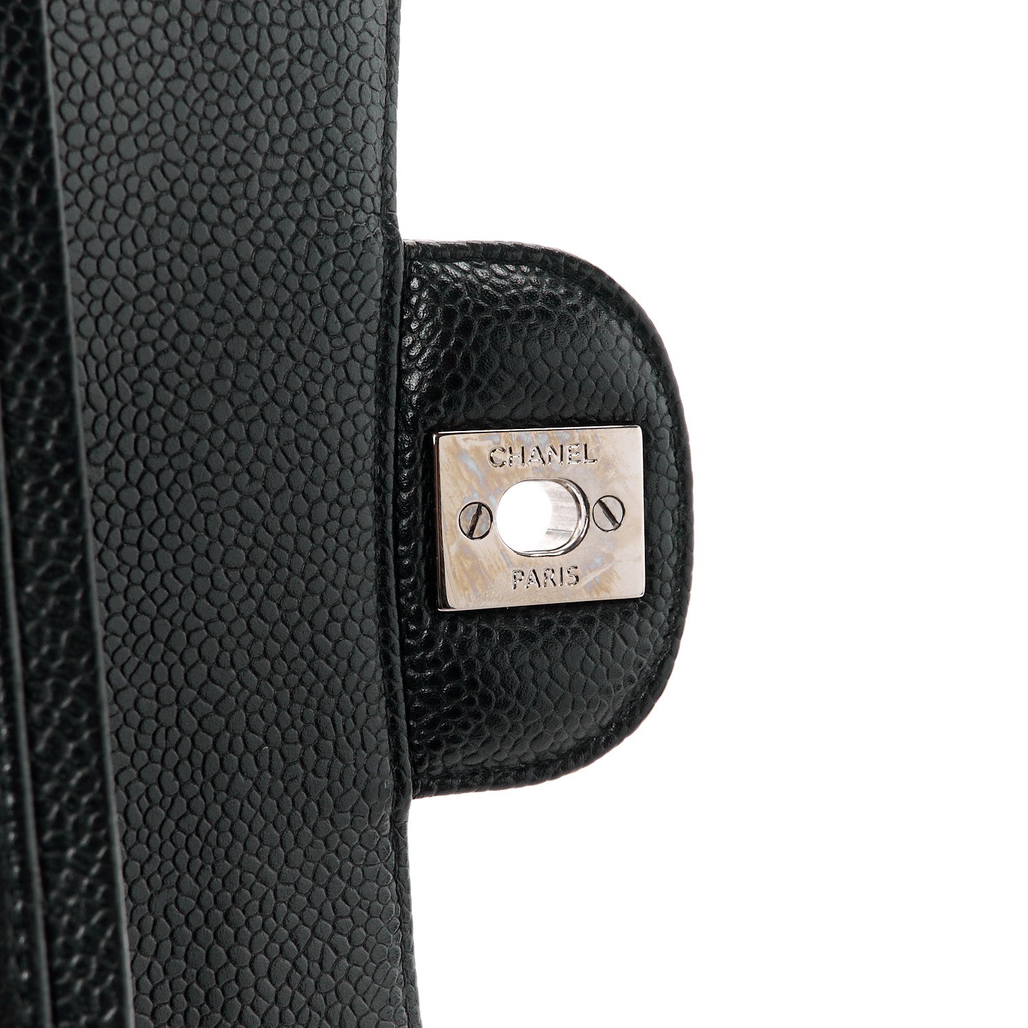 Chanel Caviar Quilted Medium Double Flap Black 7 of 15