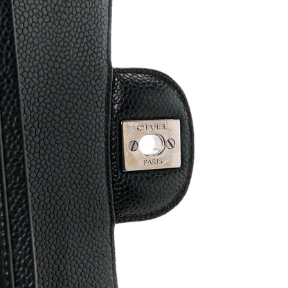Chanel Caviar Quilted Medium Double Flap Black 7 of 15