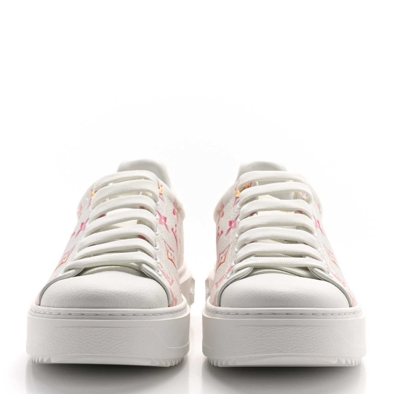 Louis Vuitton Monogram Time Out Sneakers 38 Quartz Pink 2 of 8
