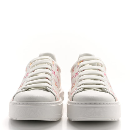 Louis Vuitton Monogram Time Out Sneakers 38 Quartz Pink 2 of 8