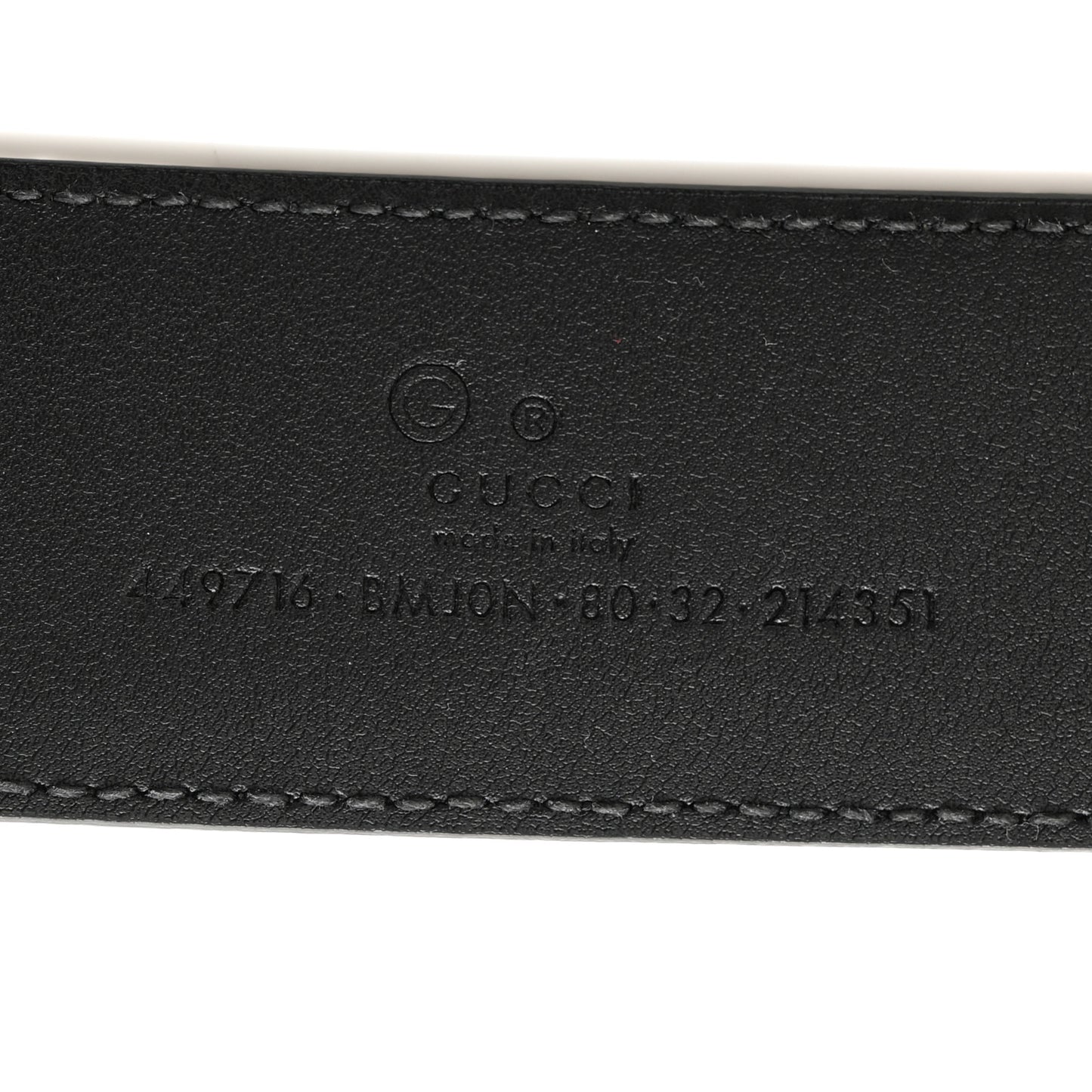 Soft Microguccissima 40mm Belt 80 32 Black