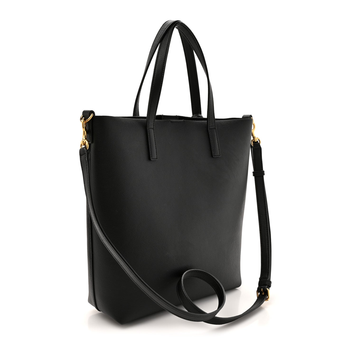 Calfskin Toy Shopping Tote Black