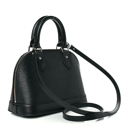 Louis Vuitton Epi Alma BB Black 3 of 10
