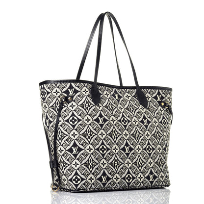 Louis Vuitton Jacquard Since 1854 Neverfull MM Grey 3 of 9