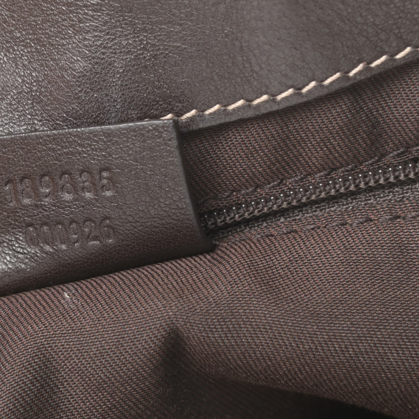 Monogram Large D Gold Hobo Dark Brown