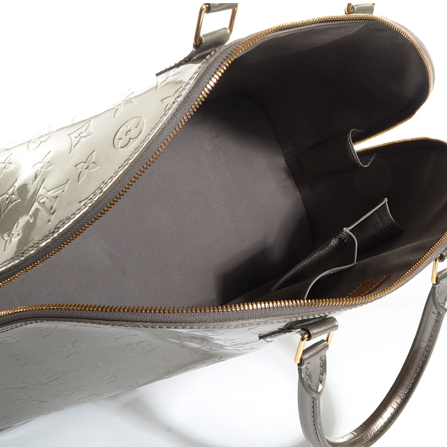 Louis Vuitton Vernis Alma GM Gris Art Deco 5 of 7