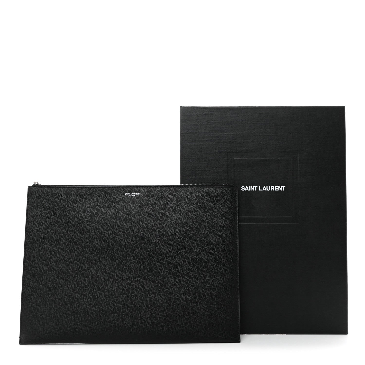 Saint Laurent Grain De Poudre Document Holder Black 10 of 10