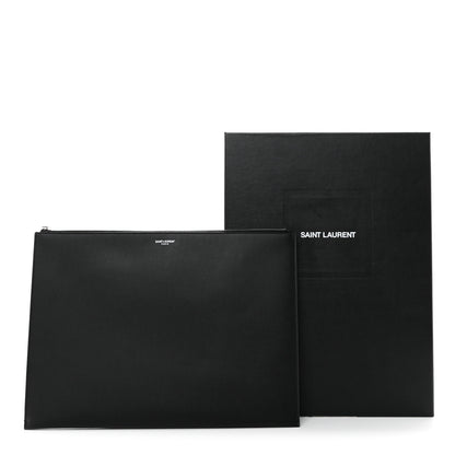 Saint Laurent Grain De Poudre Document Holder Black 10 of 10