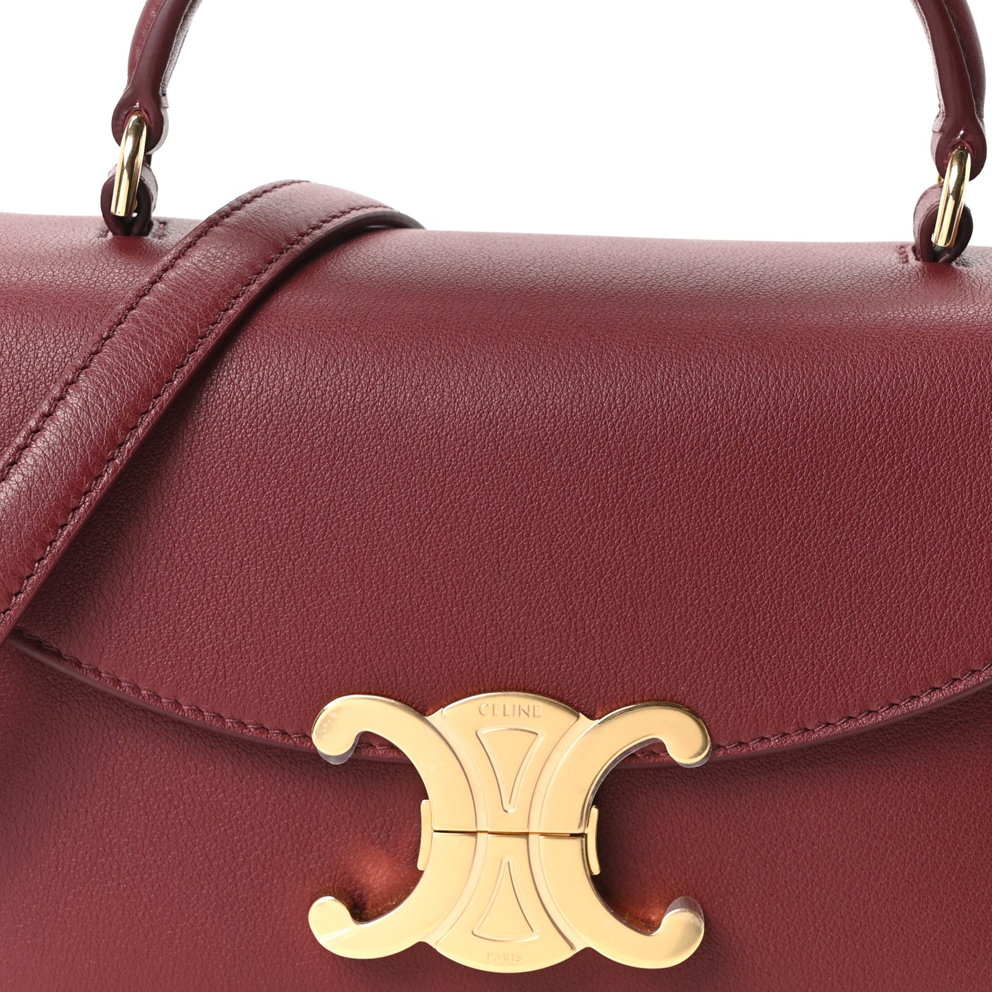 Supple Grained Calfskin Teen Nino Light Burgundy
