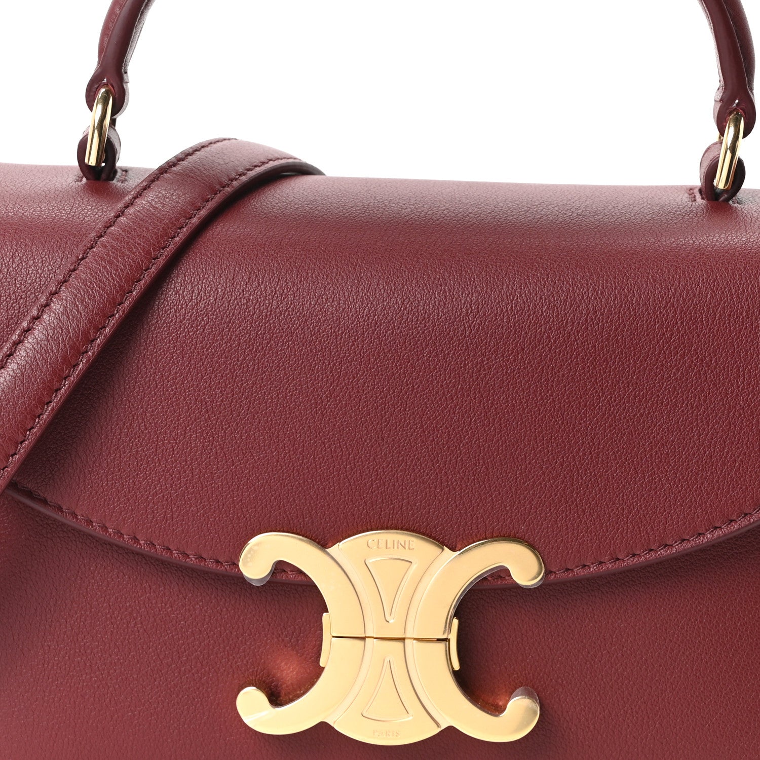 Celine Supple Grained Calfskin Teen Nino Light Burgundy 8 of 10