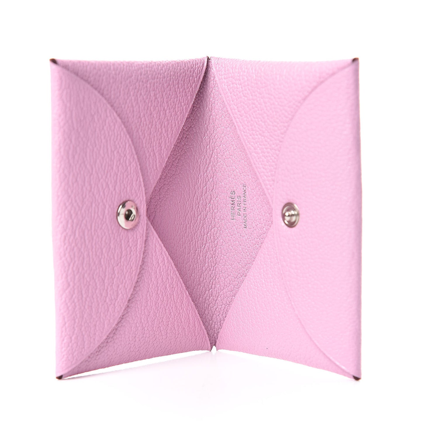 Chevre Mysore Calvi Card Case Mauve Sylvestre