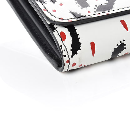 Louis Vuitton Calfskin Graphic Print Twist Wallet 8 of 11