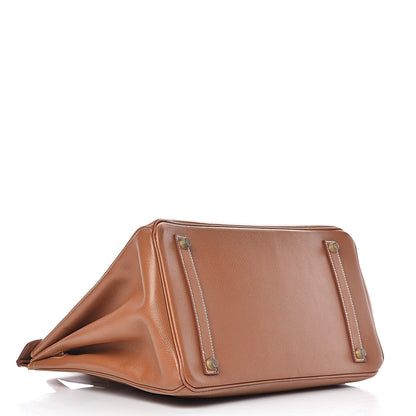 Hermes Courchevel Birkin 35 Gold 5 of 49