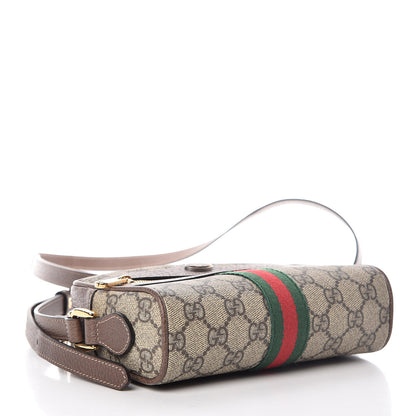 Gucci GG Supreme Monogram Web Mini Ophidia Shoulder Bag Brown 4 of 7