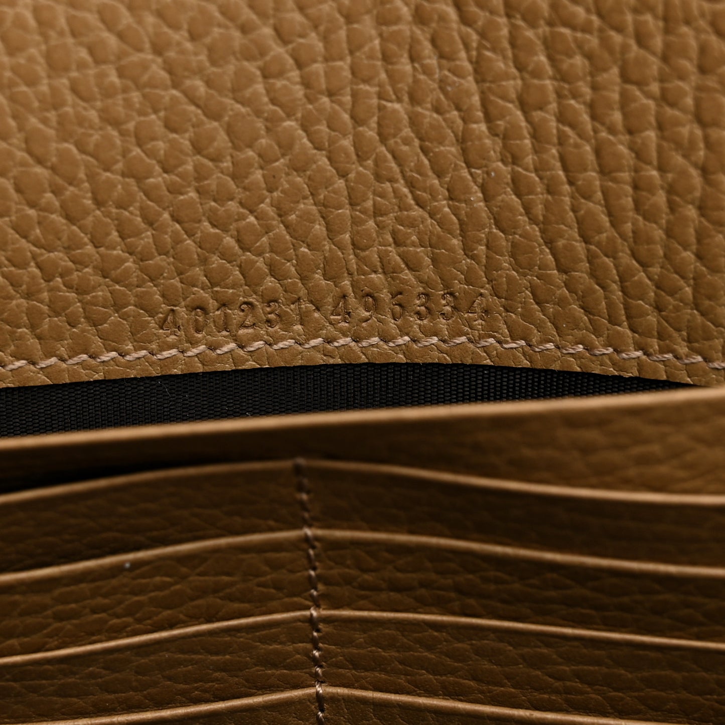Dollar Calfskin Crystal Mini Dionysus Chain Wallet Natural Tan Black Diamond