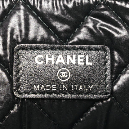 Chanel Caviar Studded Medium Deauville Pouch Black 6 of 11
