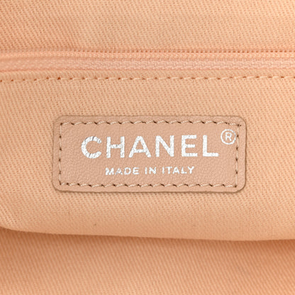 Chanel Calfskin Large Coco Eyelets Shopping Tote White 6 of 13