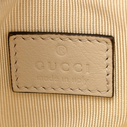 Gucci Soft Calfskin Matelasse Monochrome Small GG Marmont Shoulder Bag Ivory 6 of 11