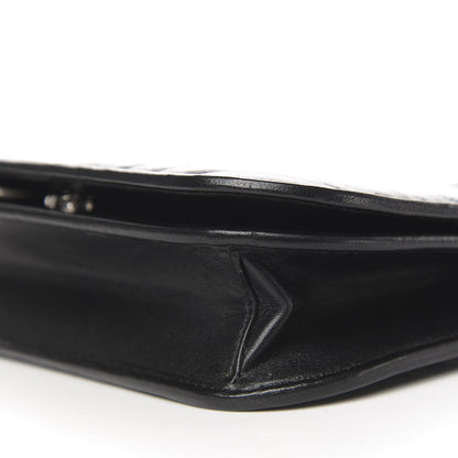 Prada Soft Calfskin Impunture Small Diagramme Crossbody Bag Black 9 of 10