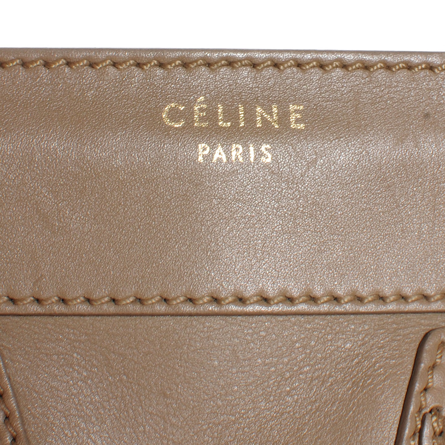 Smooth Calfskin Micro Luggage Camel