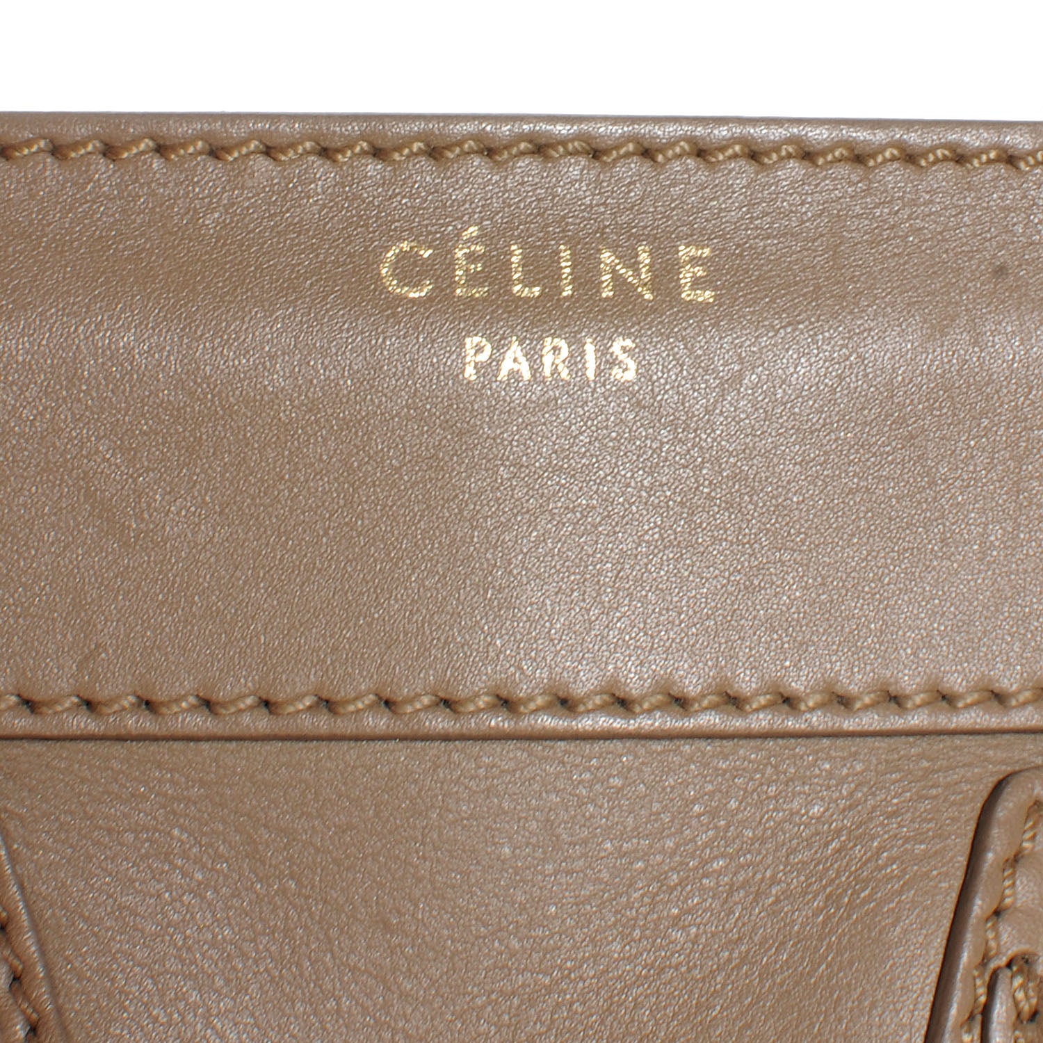 Celine Smooth Calfskin Micro Luggage Camel 15 of 17