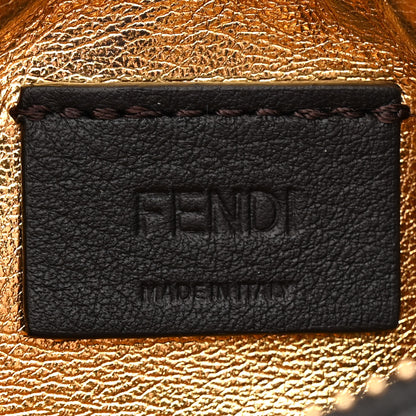 Fendi Vitello Grace Matte Nano Fendigraphy Hobo Charm Black 6 of 10