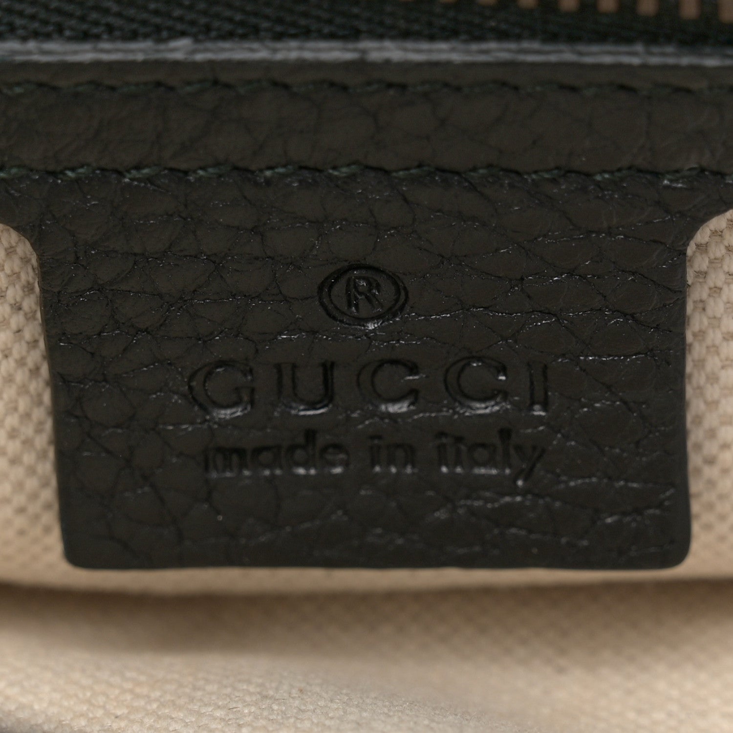 Gucci Cellarius Calfskin Feline GG Marmont Flap Shoulder Bag Black 6 of 10