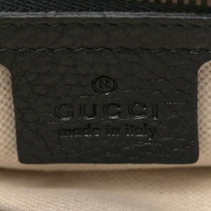 Gucci Cellarius Calfskin Feline GG Marmont Flap Shoulder Bag Black 6 of 10