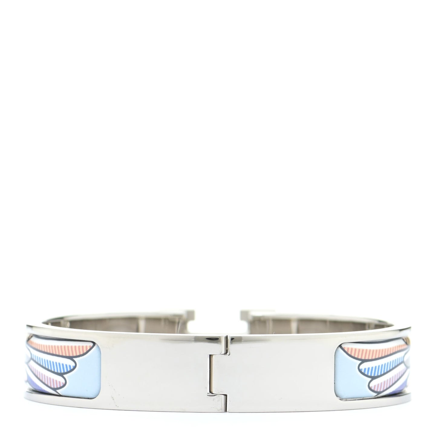 Enamel Narrow Pegase Pop Clic Clac H Bracelet PM Album De Soie Bis