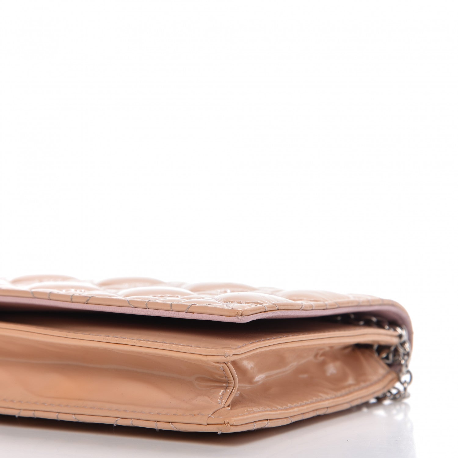 Christian Dior Patent Cannage Lady Dior Convertible Clutch Light Pink 7 of 11