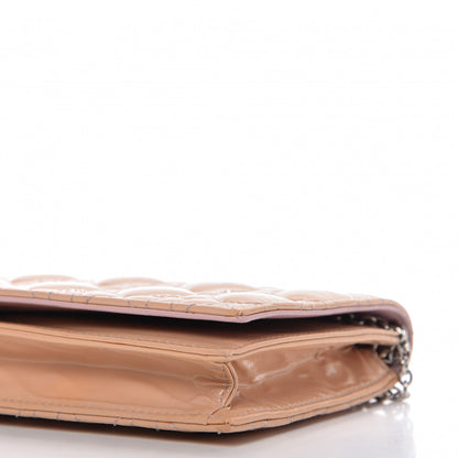 Christian Dior Patent Cannage Lady Dior Convertible Clutch Light Pink 7 of 11