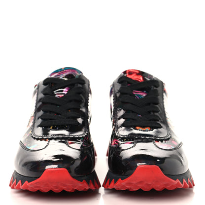 Christian Louboutin Patent Starlight Womens Loubishark Sneakers 39.5 Multicolor 3 of 9